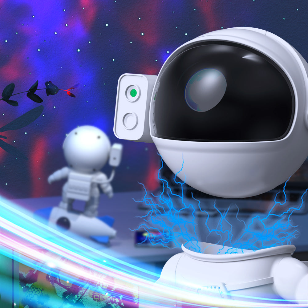 Astronaut Projektionslicht mit Raketenbasis für Galaxie- oder Audio-Projektion