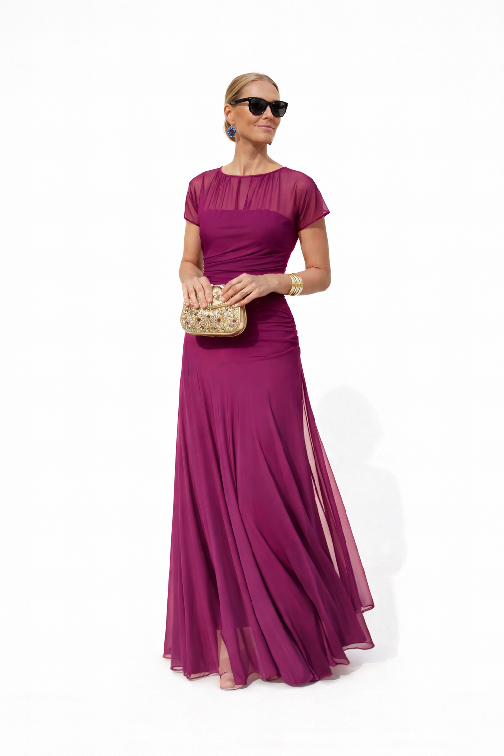 Veloria | Elegant Long Floral Dress