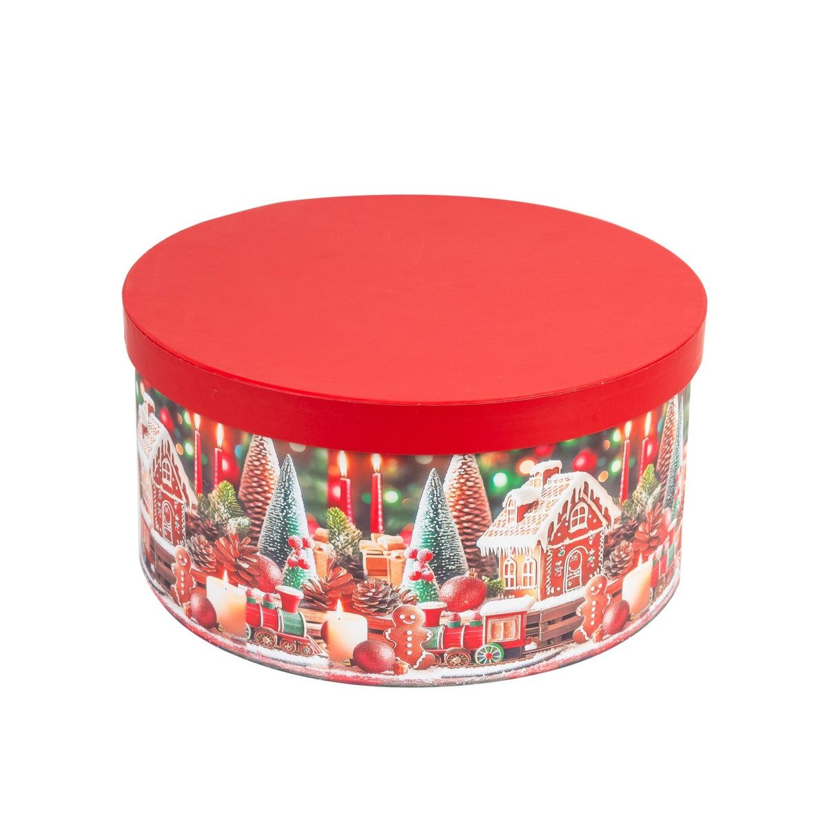 Geschenkboxen mit Schleifen - Sparset, rund, 35 × 17,5 cm bis 14,5 × 8,5 cm