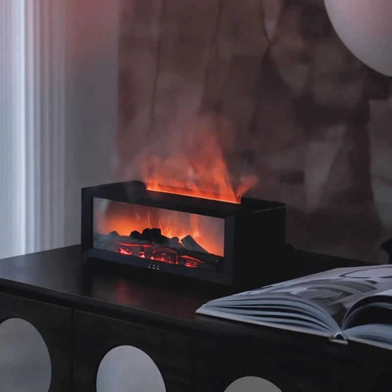 HearthGlow™ Luftbefeuchter mit Flammenoptik und Farbwechsel