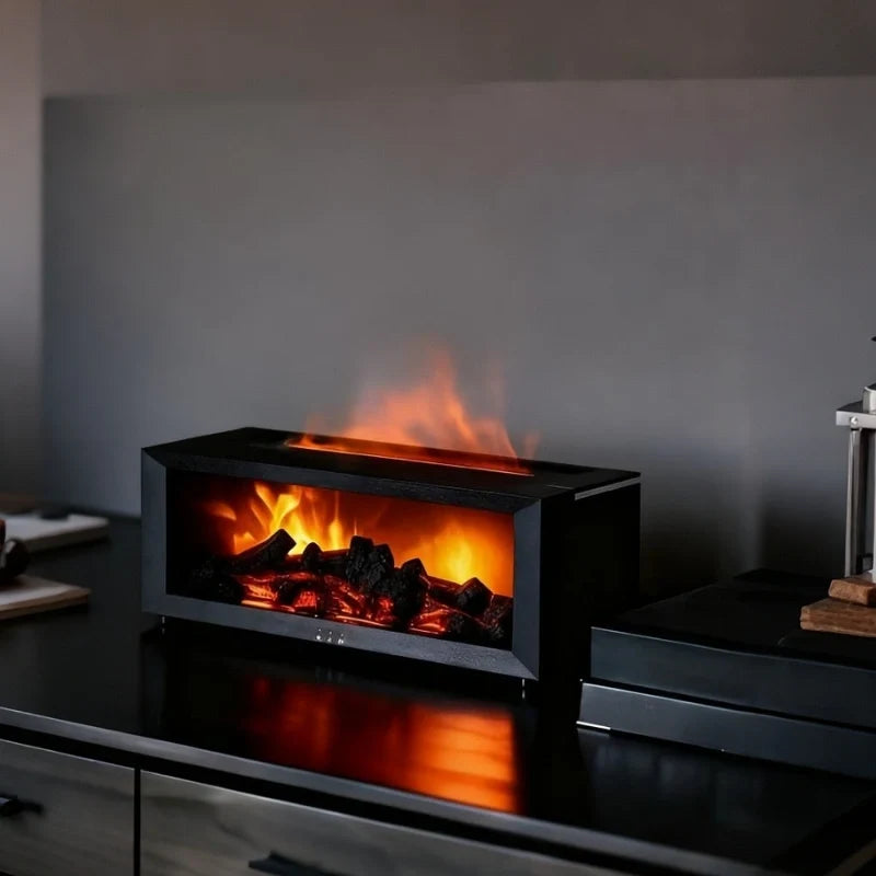 HearthGlow™ Luftbefeuchter mit Flammenoptik und Farbwechsel