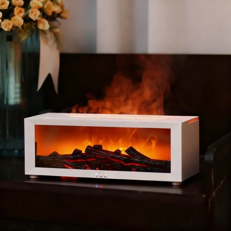 HearthGlow™ Luftbefeuchter mit Flammenoptik und Farbwechsel