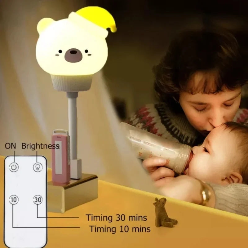 Cutely™ Nachtlicht in Tierform mit warmem Licht