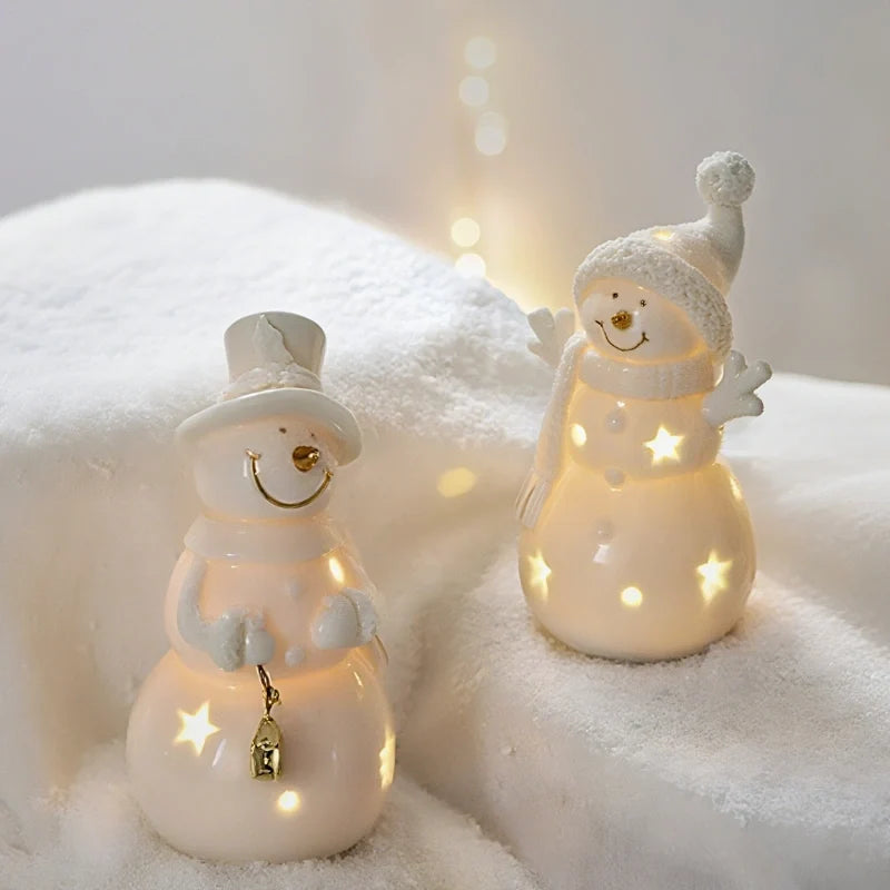 Snowhaven™ Keramikdorf mit Beleuchtung – Winterliche Dekoration