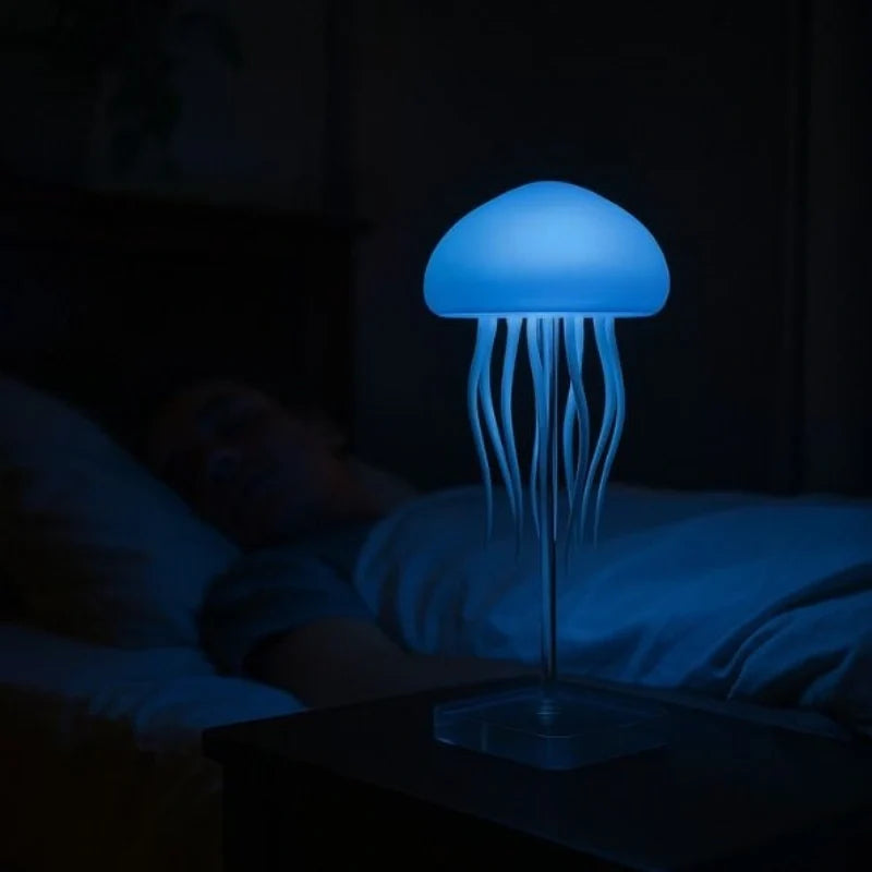 Medusa™ Lampe mit schwebenden Tentakeln und Farbwechsel