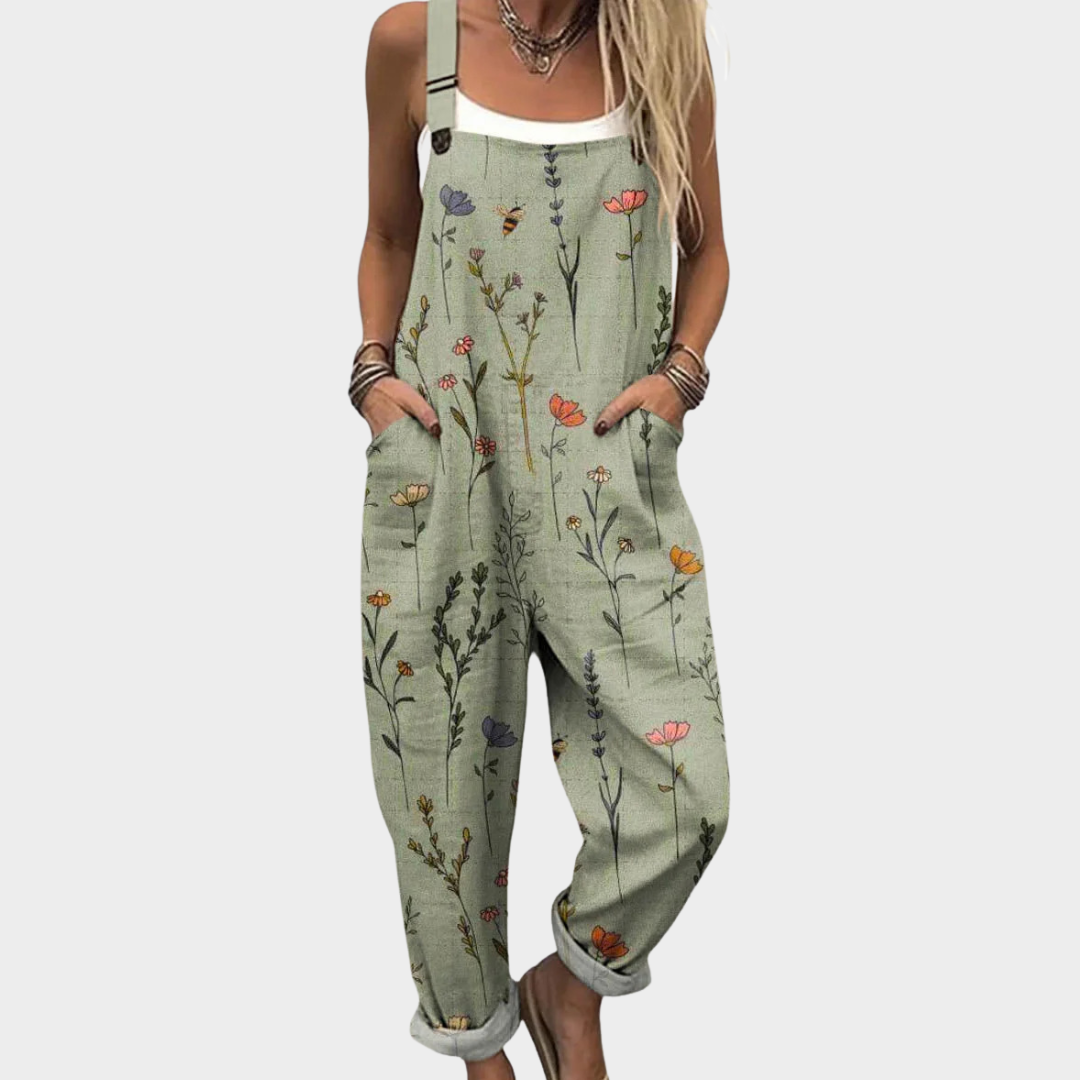 Moreau Lyon | DELICATE FLOWER OVERALLS FOR WOMEN