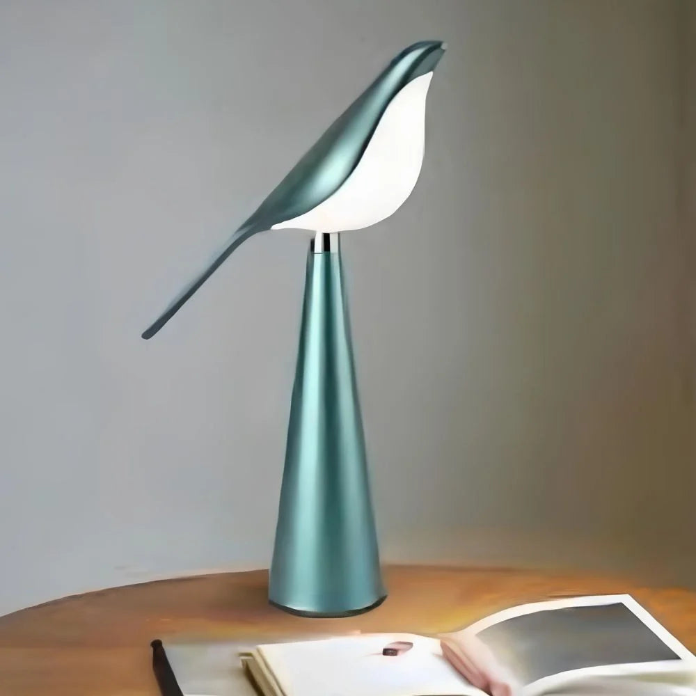 Serene Magpie Tischleuchte mit drehbarem Lampenkopf und Dimmer
