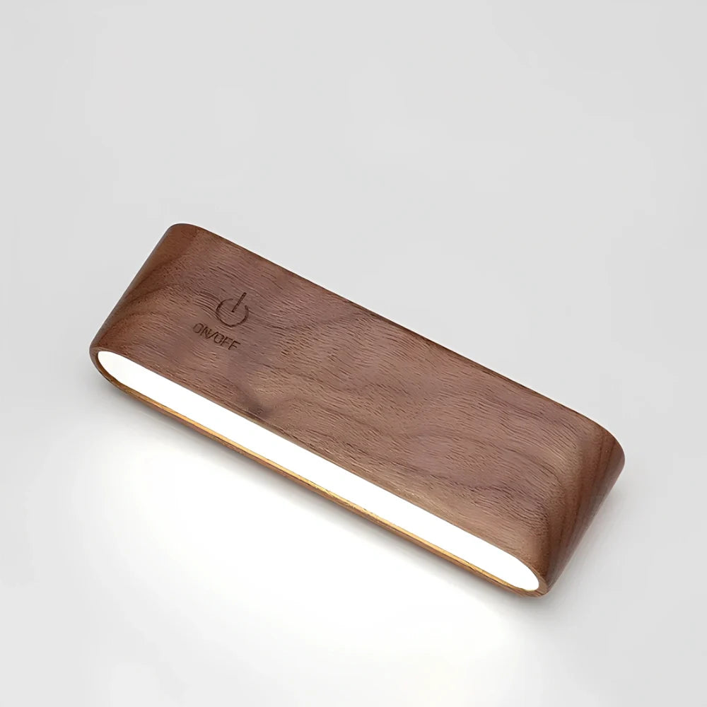 EasyStick™ Drehbare Wandleuchte mit Holzoptik und Touch-Dimmer