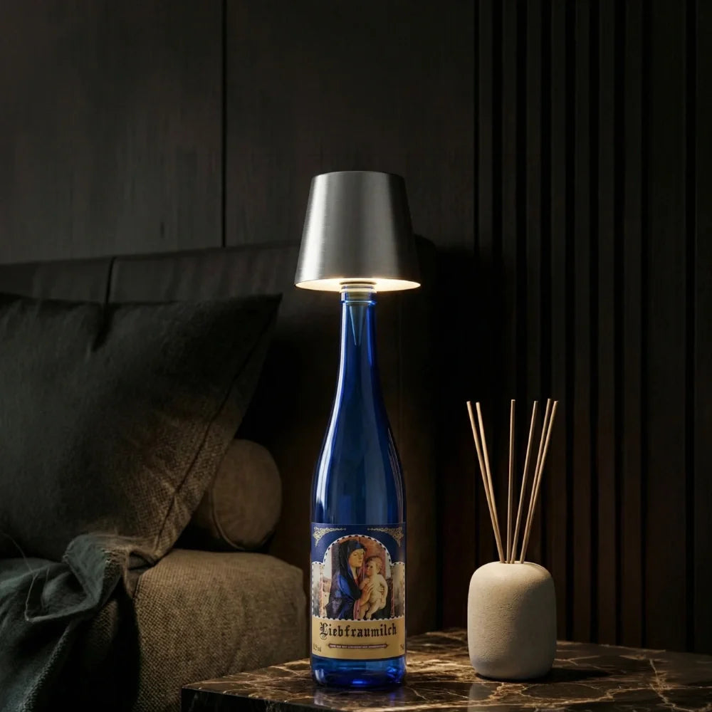 BottleGlow™ Flaschenlampe mit einstellbarer Helligkeit und Farbtemperatur