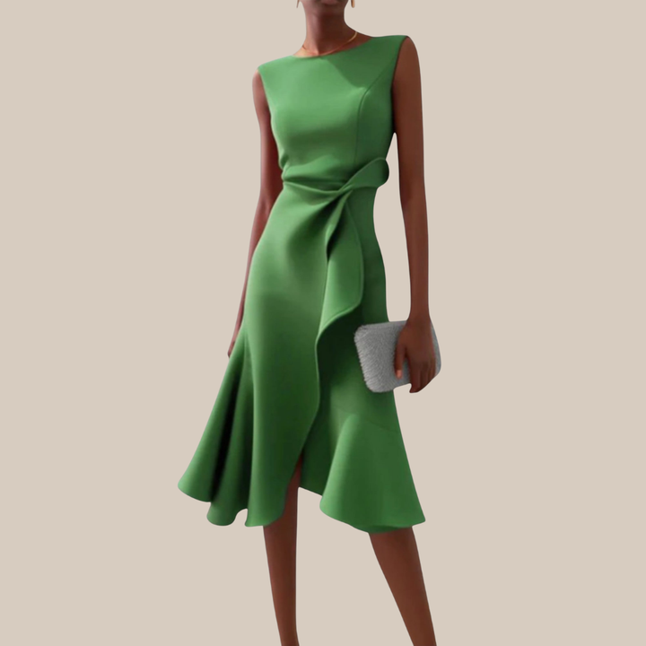 Valenza Elegant Midi Dress