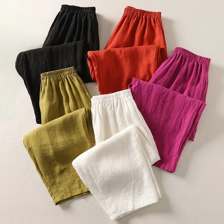 Amalia™ — Flowing cotton and linen pants