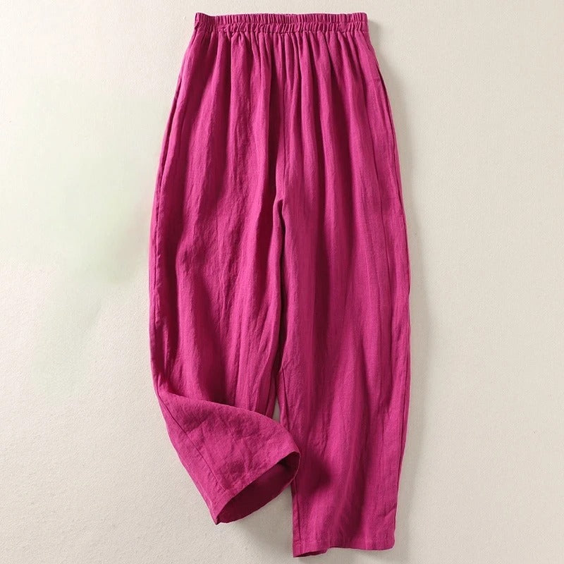 Amalia™ — Flowing cotton and linen pants
