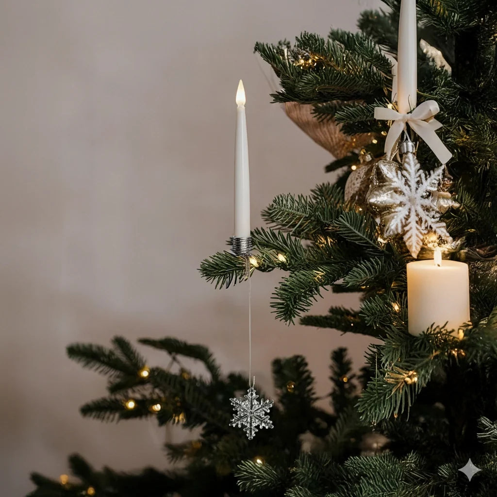 EverGlow™ LED Christbaumkerzen mit Fernbedienung und Flackereffekt