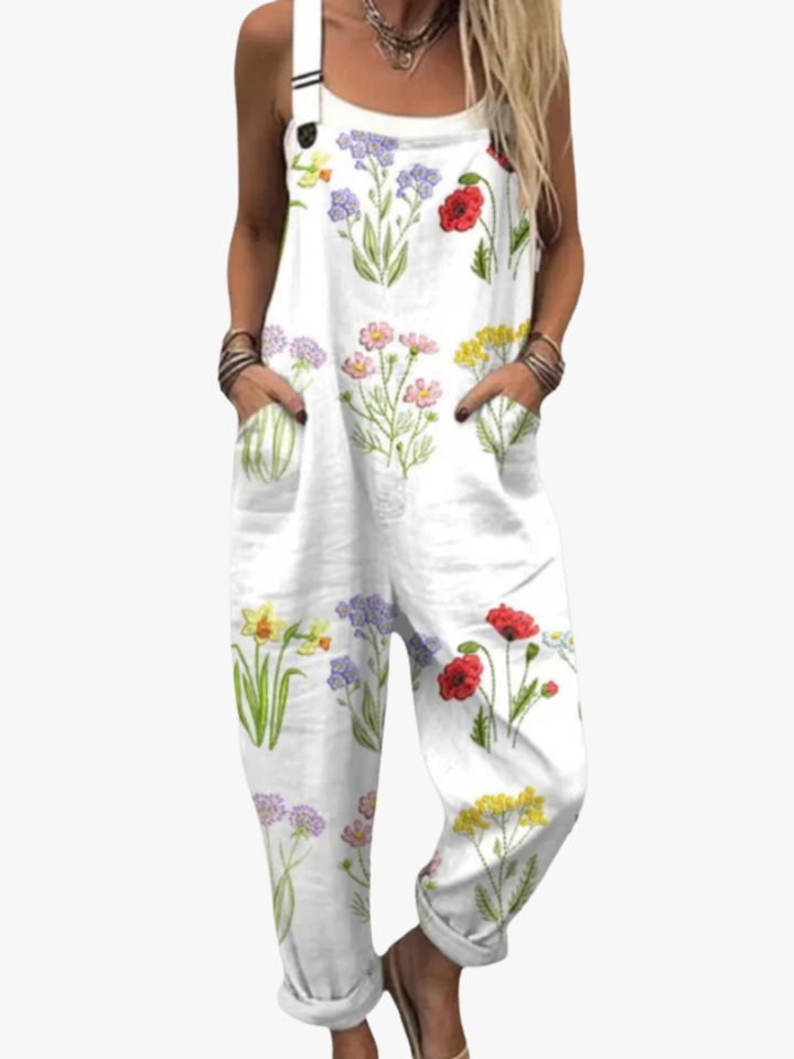 Moreau Lyon | FLORAL GARDEN OVERALLS FOR WOMEN
