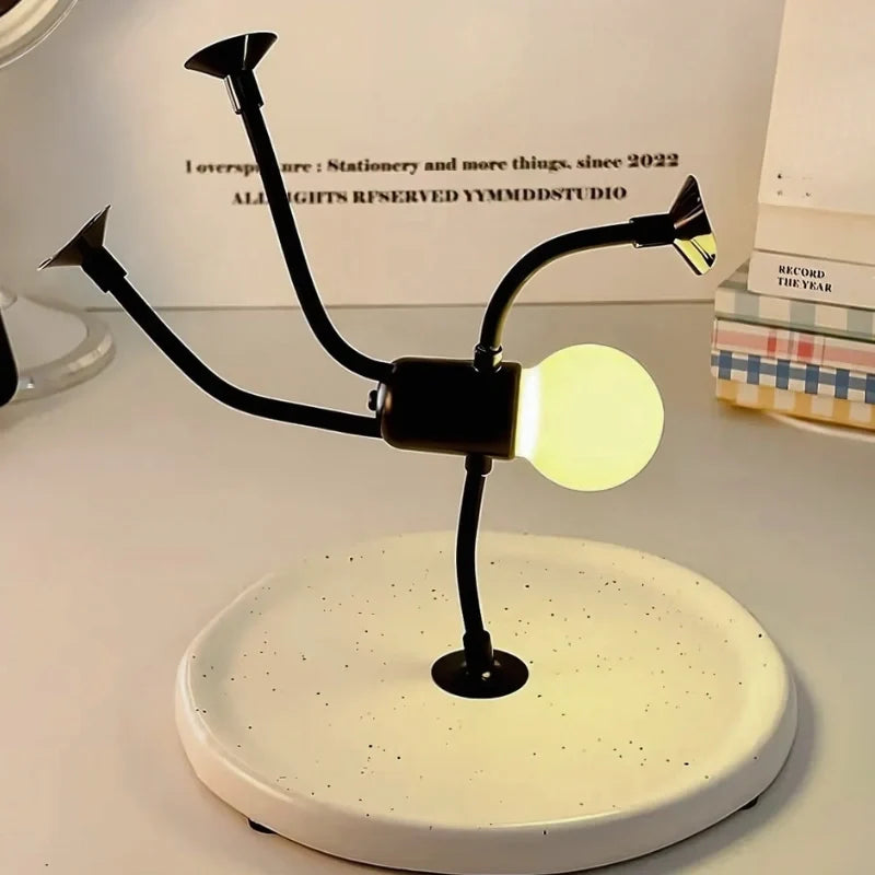 FlexiDudes™ Flexible LED-Lampe mit Saugnäpfen, warmweiß