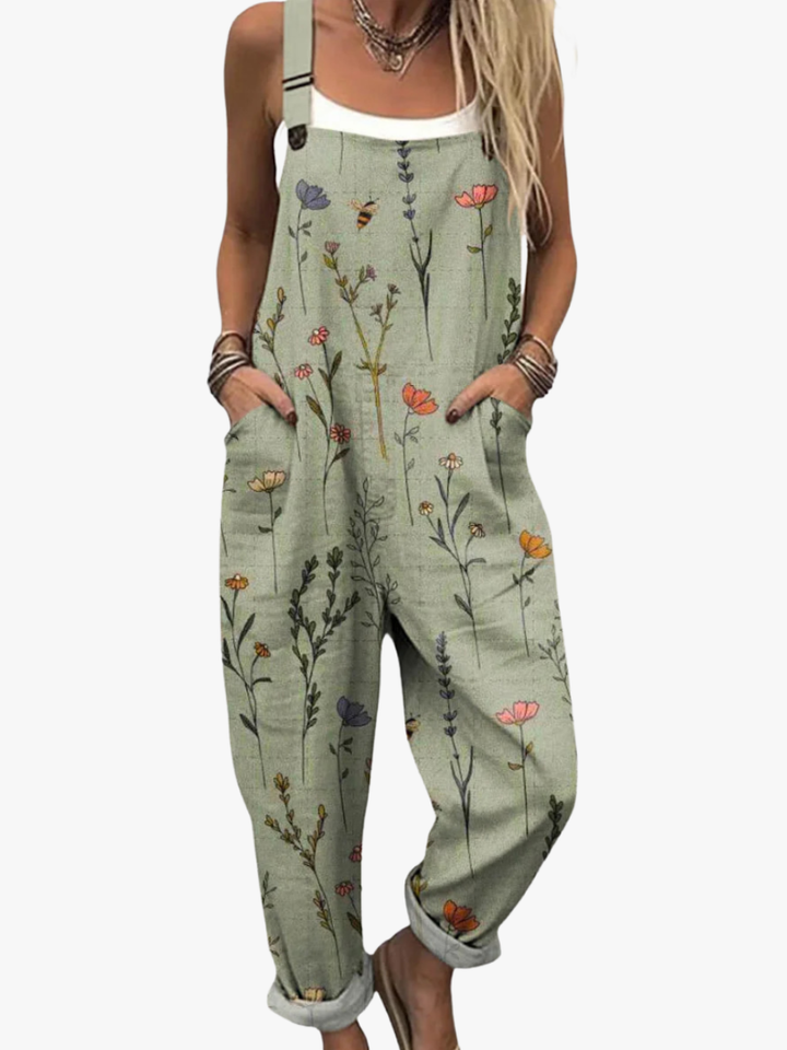 Moreau Lyon | DELICATE FLOWER OVERALLS FOR WOMEN