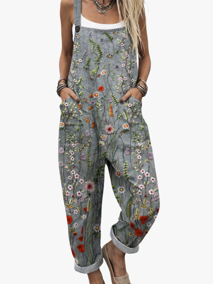 Moreau Lyon | ARTISTIC PATTERNED OVERALLS FOR WOMEN