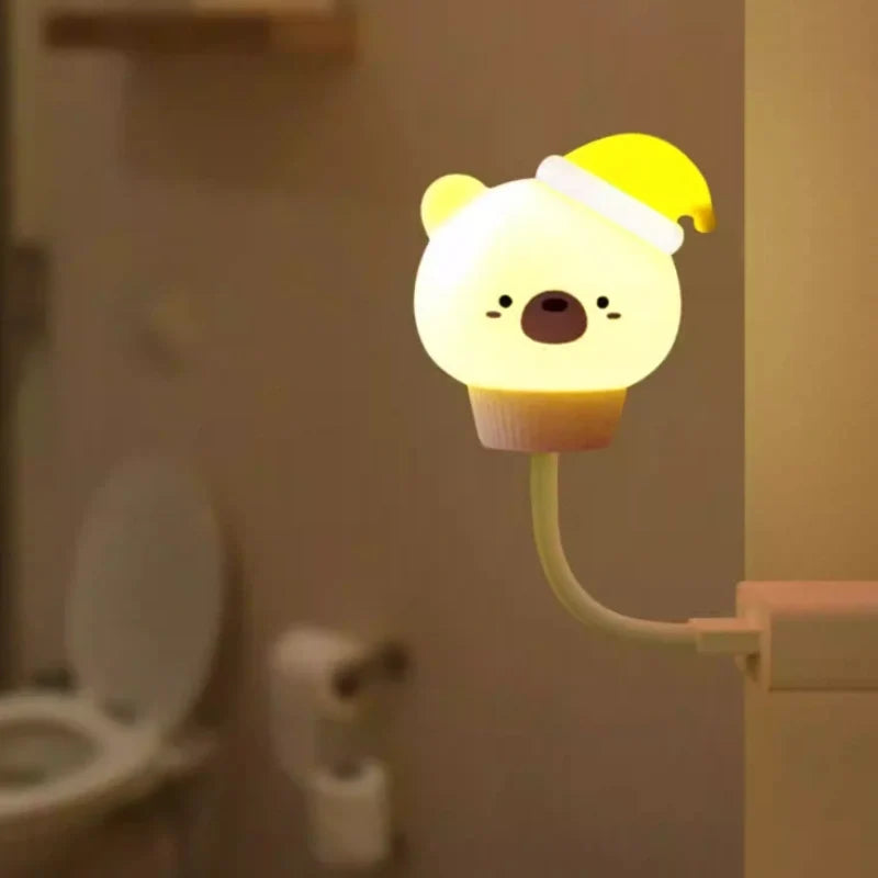 Cutely™ Nachtlicht in Tierform mit warmem Licht