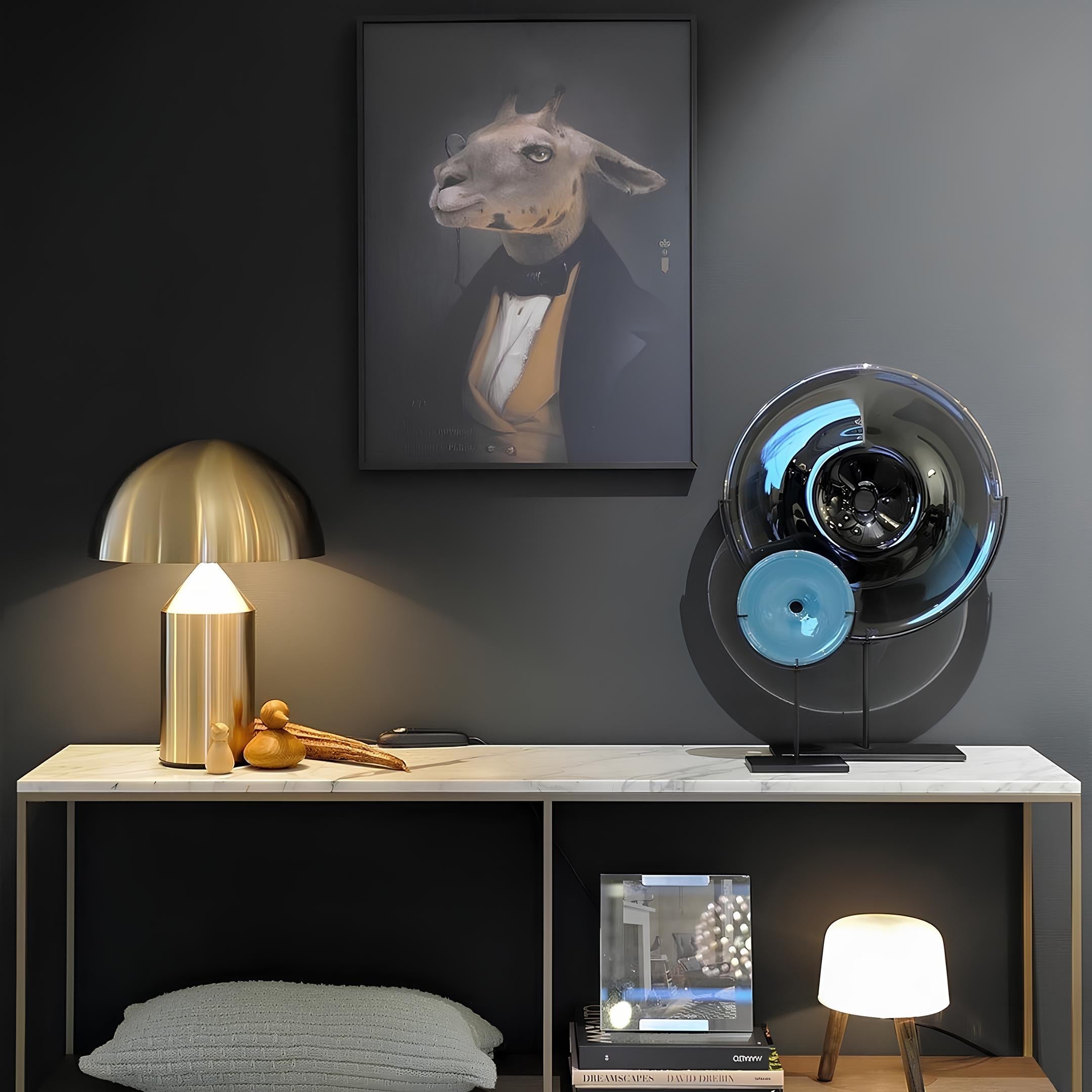 Aurelia™ Tischlampe mit dimmbarer LED in modernem Pilz-Design