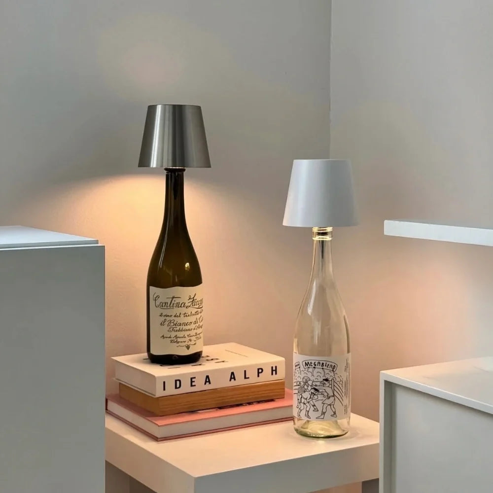 BottleGlow™ Flaschenlampe mit einstellbarer Helligkeit und Farbtemperatur