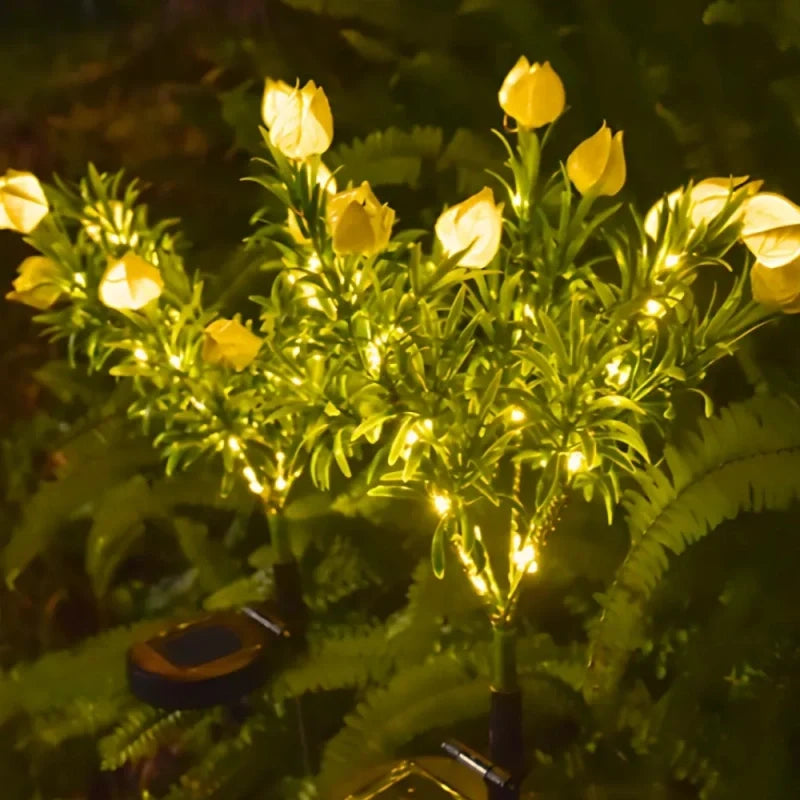 Everbloom™ Solarbetriebene Gartenblumenleuchte in Blütenform