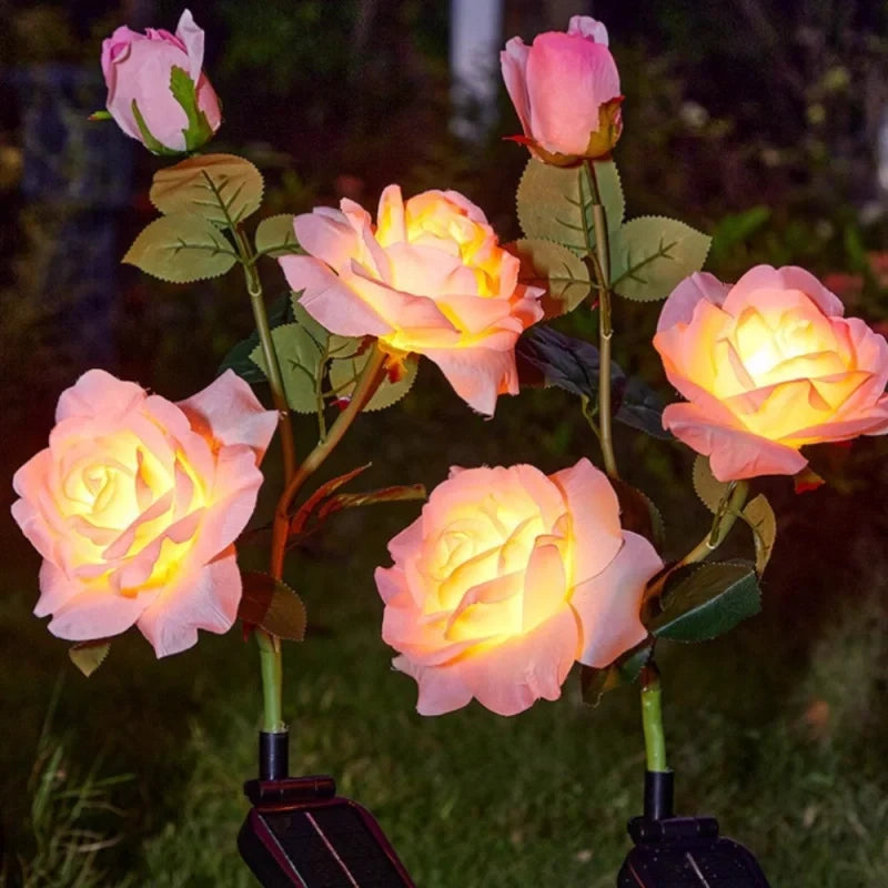 Everbloom™ Solarbetriebene Gartenblumenleuchte in Blütenform