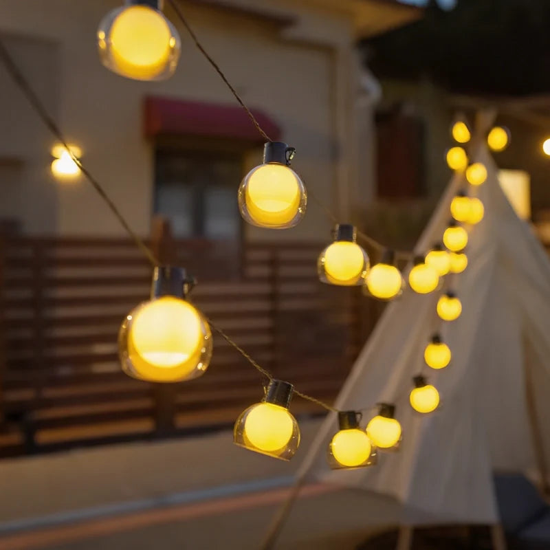 Twiluma Solar-Lichterkette mit warmem Licht und Fernbedienung