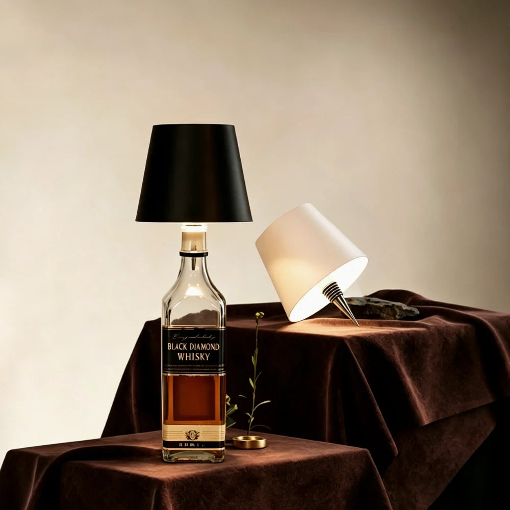 BottleGlow™ Flaschenlampe mit einstellbarer Helligkeit und Farbtemperatur