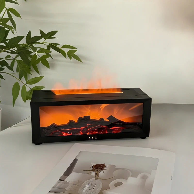HearthGlow™ Luftbefeuchter mit Flammenoptik und Farbwechsel