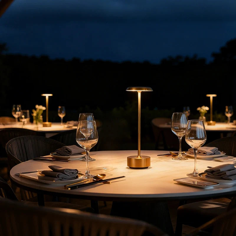 Luxora™ Akku-Tischlampe mit dimmbarem Licht