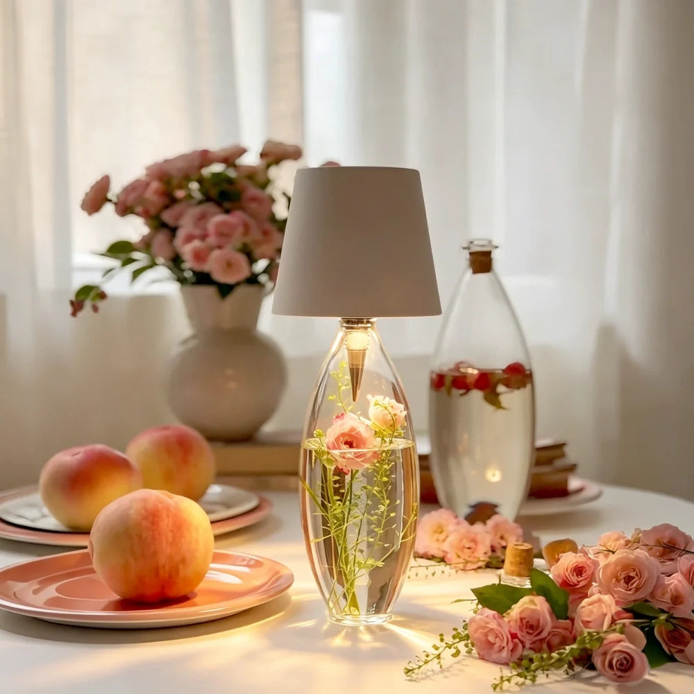 BottleGlow™ Flaschenlampe mit einstellbarer Helligkeit und Farbtemperatur