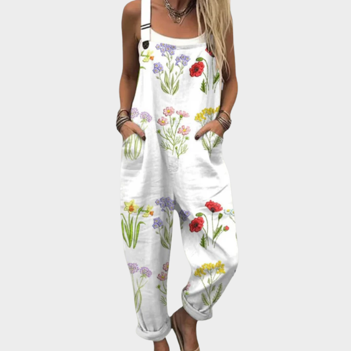 Moreau Lyon | FLORAL GARDEN OVERALLS FOR WOMEN