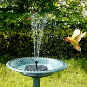 Solarbetriebener Gartenbrunnen mit 7 Sprühmuster und Wasserschutz