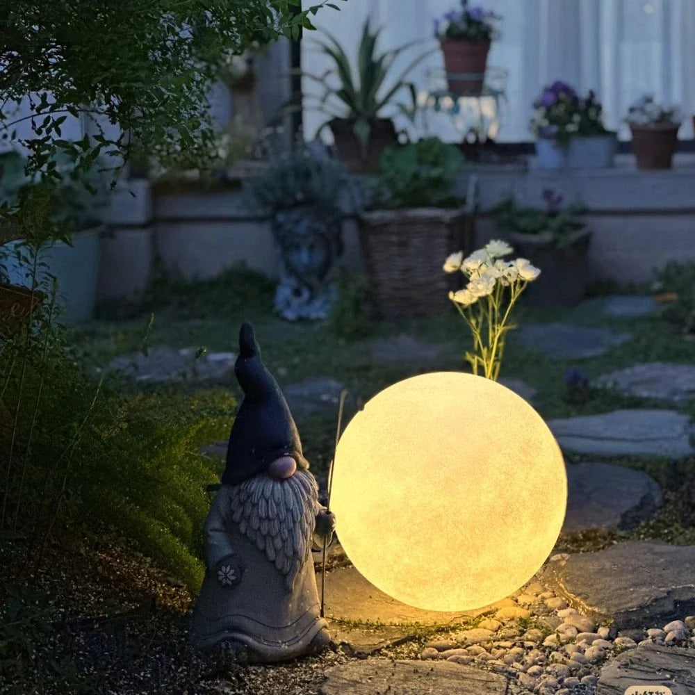 Selene™ Mondgarten-Leuchte mit 16 Farben, IP65, Solar & USB