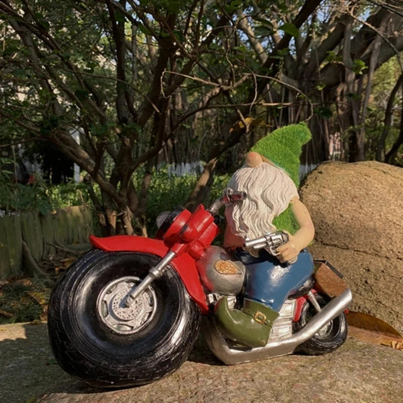 GlowGnomes™ Solar-Gartenfigur mit Licht