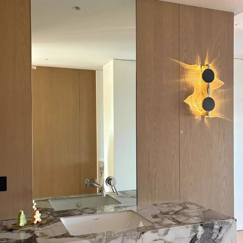 Velwave™ Wandleuchte mit verstellbarer Wellenlicht-Projektion