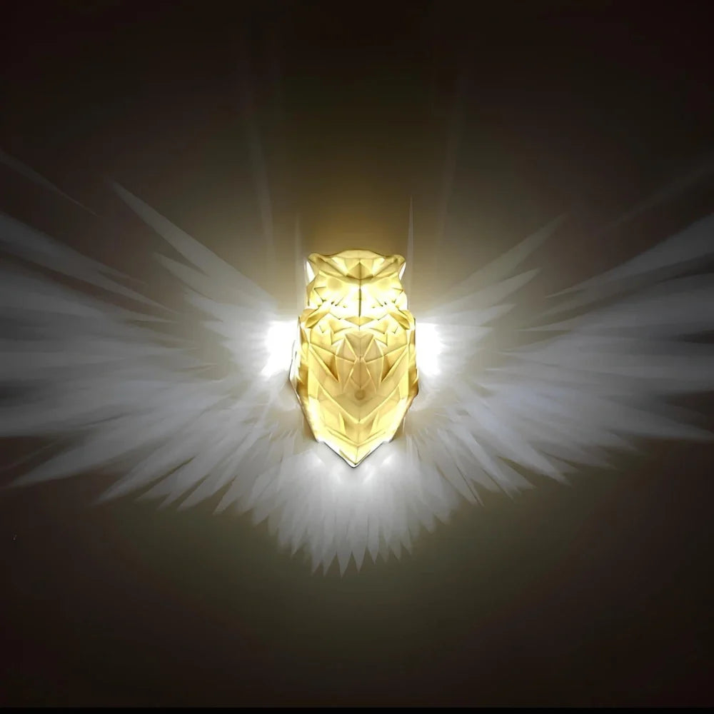 Luminous Wings™ Wandleuchte mit Flügel-Lichtprojektion