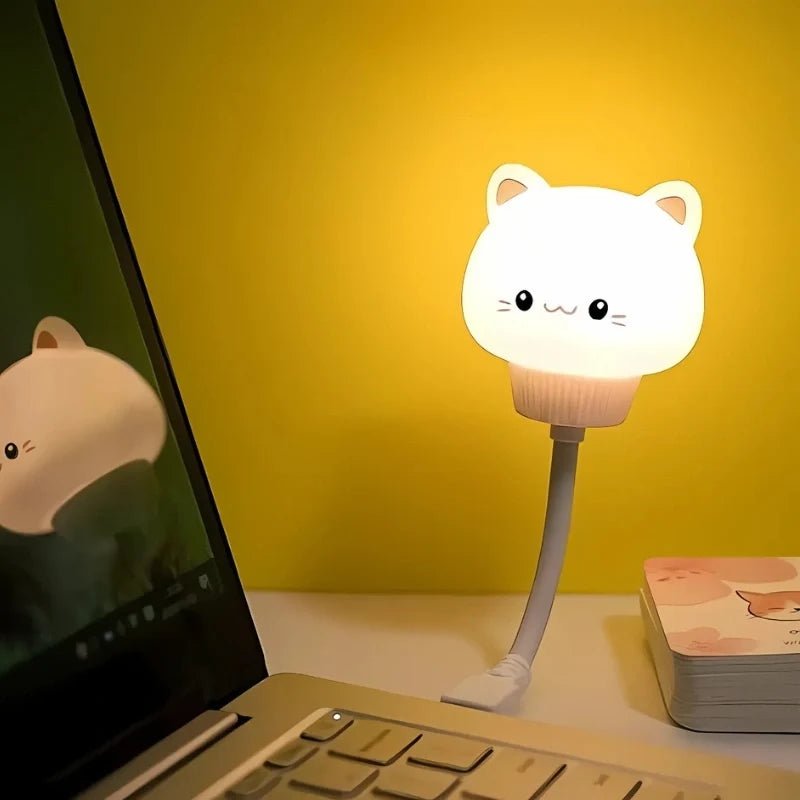 Cutely™ Nachtlicht in Tierform mit warmem Licht