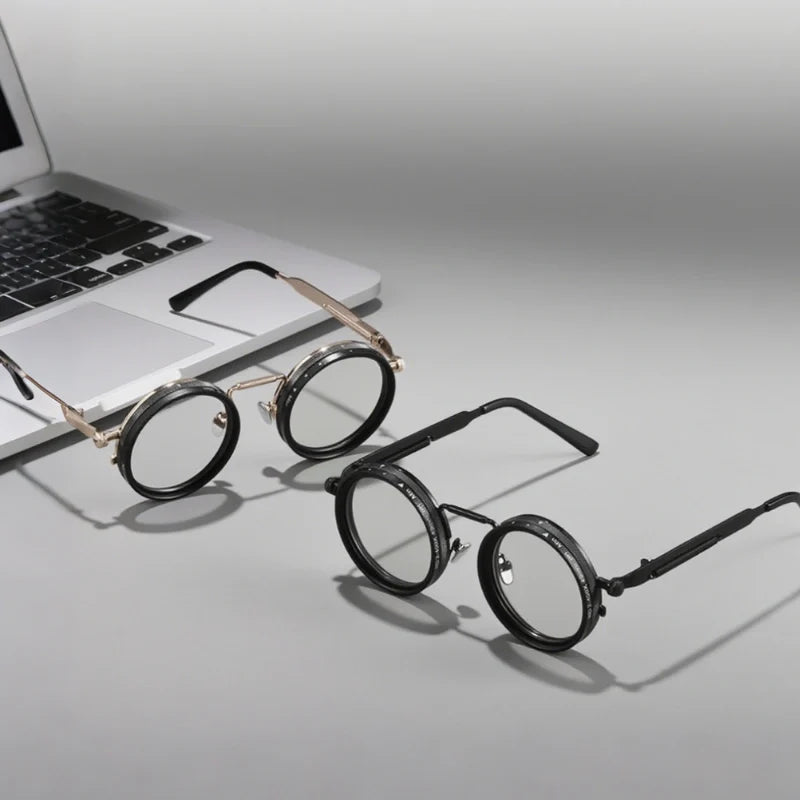 ShadeShift™ Sonnenbrille mit verstellbarem ND-Filter und rundem Rahmen