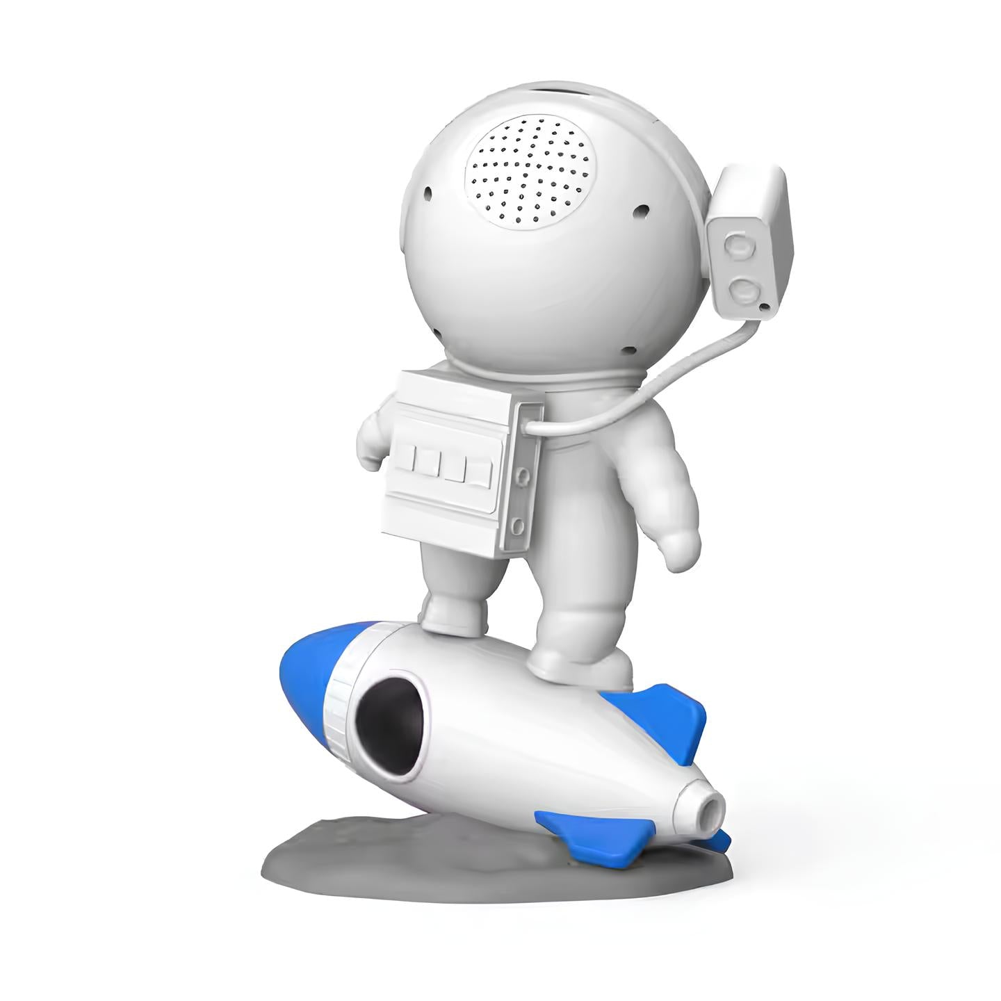 Astronaut Projektionslicht mit Raketenbasis für Galaxie- oder Audio-Projektion