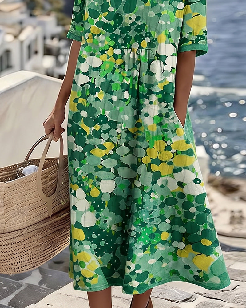 Coco | Loose Printed Dress