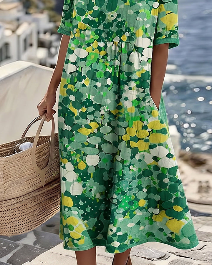 Coco | Loose Printed Dress