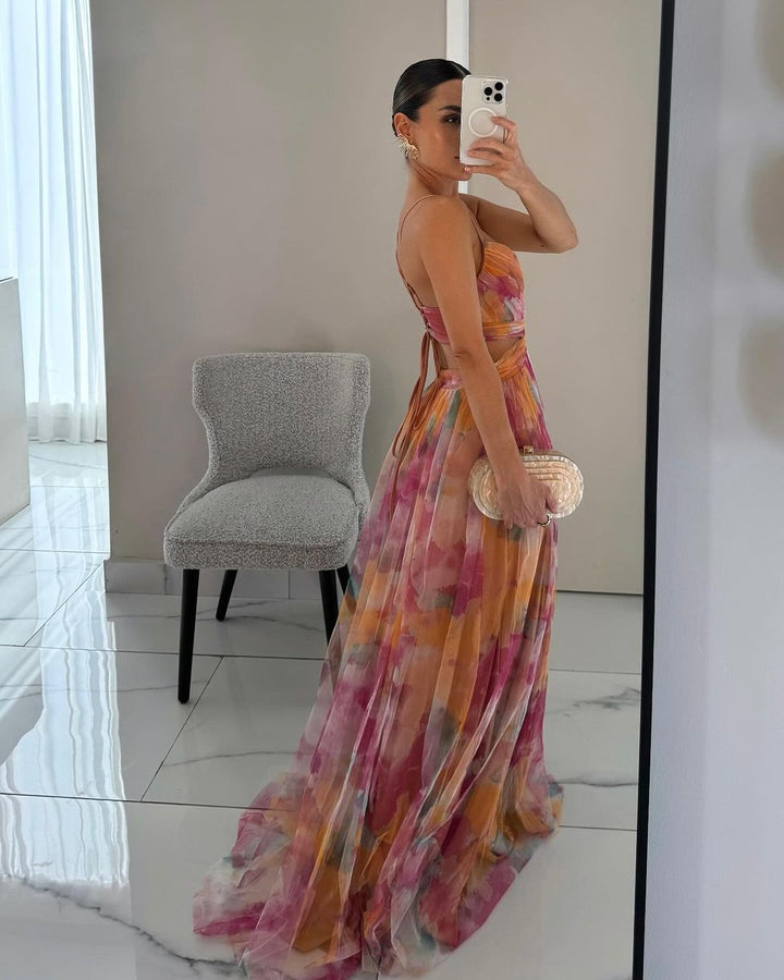 Giselle - Magical maxi dress with floral print