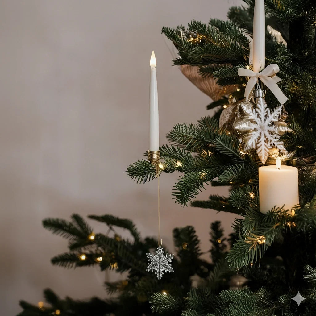 EverGlow™ LED Christbaumkerzen mit Fernbedienung und Flackereffekt