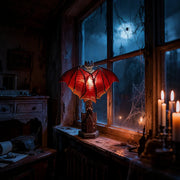 Vampyra™ Fledermaus-Tischlampe mit Spukhaus-Sockel
