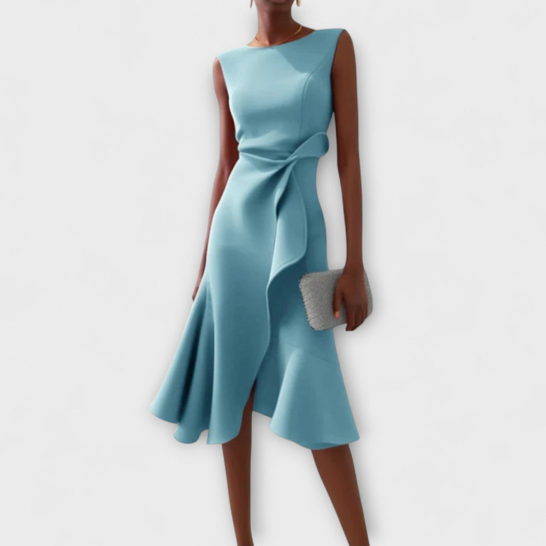 Valenza Elegant Midi Dress