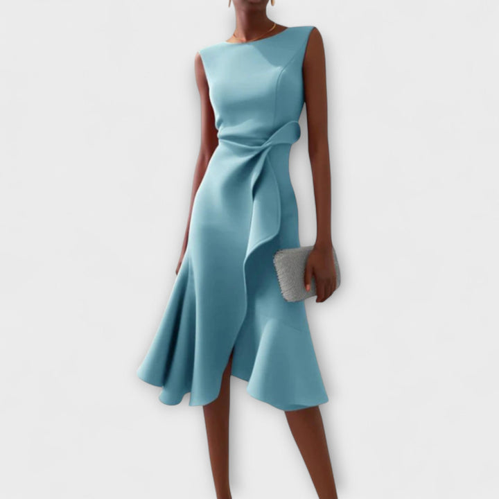 Valenza Elegant Midi Dress