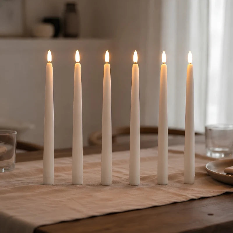 Flammenlose LED-Kronleuchterkerzen mit Fernbedienung