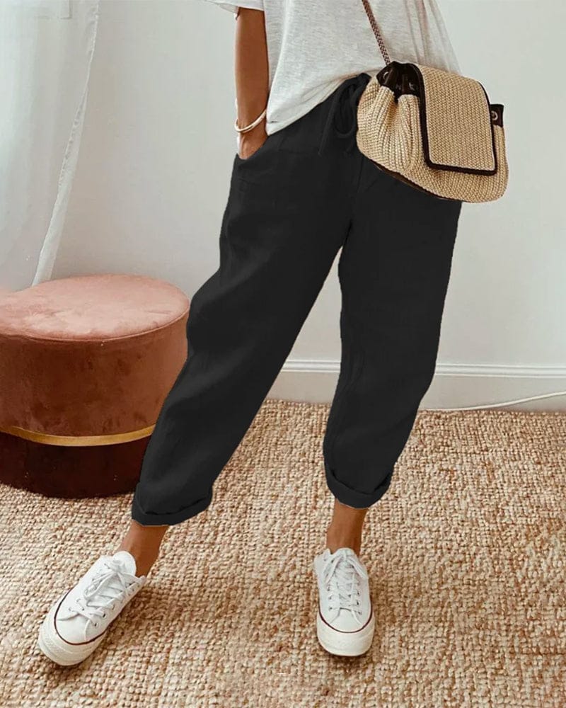 Casual &amp; Elegant Sweat-Wicking Linen Pants