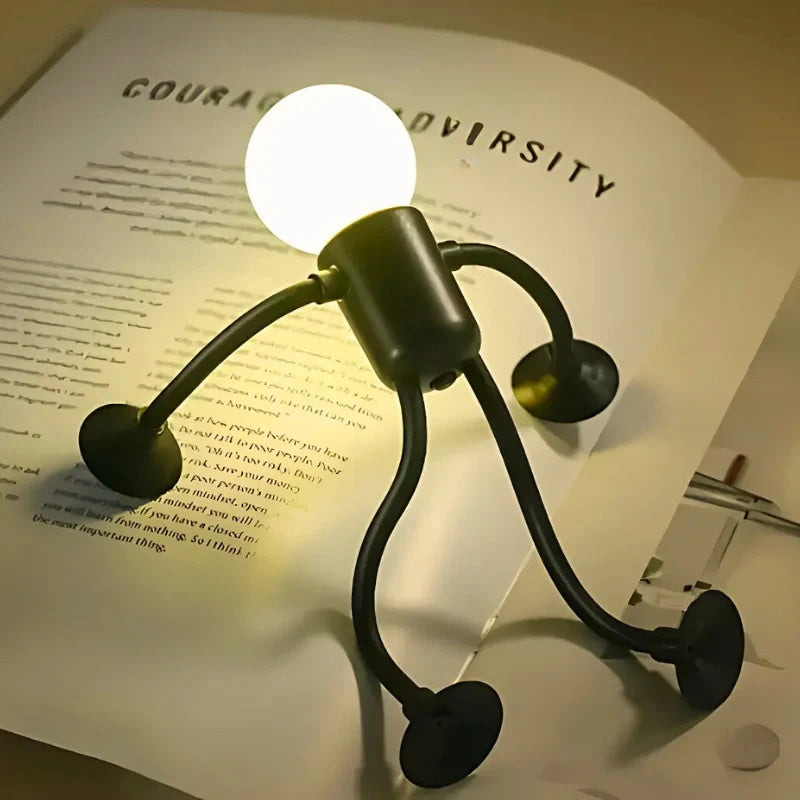FlexiDudes™ Flexible LED-Lampe mit Saugnäpfen, warmweiß